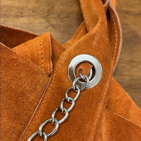 Vera Pelle Suede Bag, NWT - Picture 4 of 9